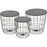 Table d'appoint 67050NO - Ophelia Noir - Lot de 1