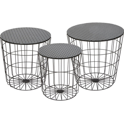 Table d'appoint 67050NO - Ophelia Noir - Lot de 1