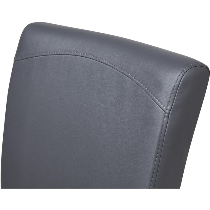 Chaise 55245GR - BALTIMORE CHAISE PVC AVEC ROULETTE 46 X 55 X 90 H - Lot de 1