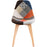 Chaise 16139MC - Justine Multicouleur - Lot de 2