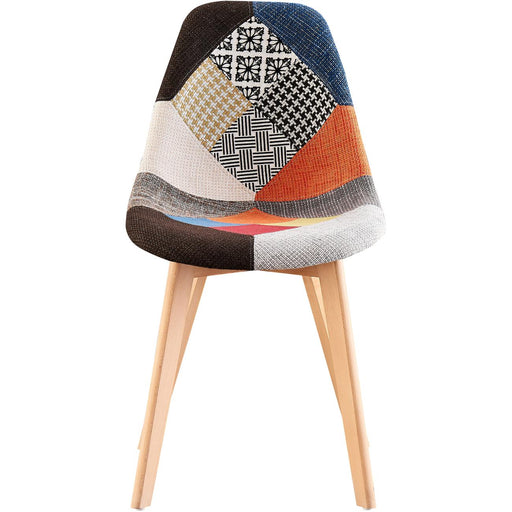 Chaise 16139MC - Justine Multicouleur - Lot de 2