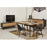 Meuble TV 49126NA - ST MORITZ Noir & Marron - Lot de 1