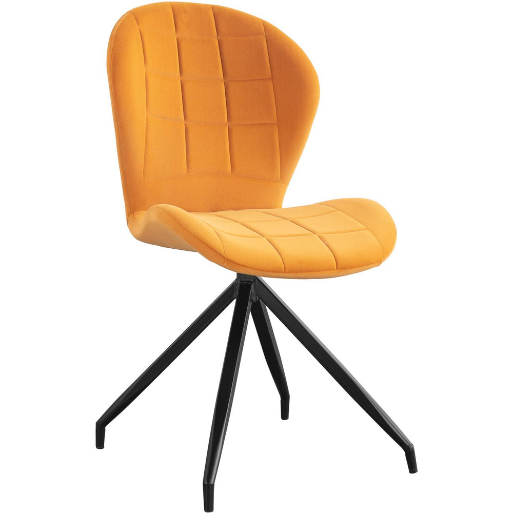 Chaise 40411MT - ENZO Jaune Moutarde - Lot de 4
