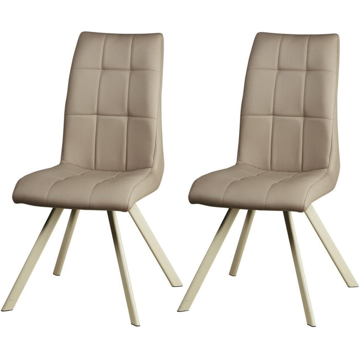 Chaise 52871TA - Wisteria Beige - Lot de 2