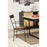 Chaise 42704NO - Hazel Noir - Lot de 2