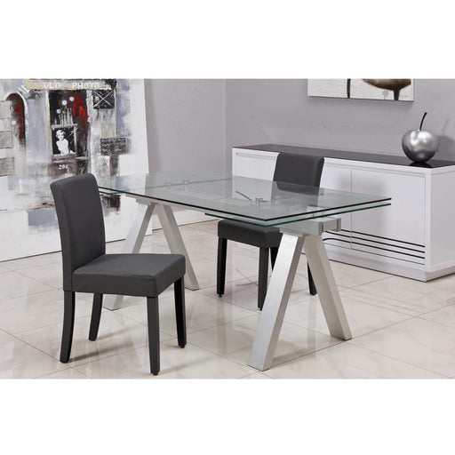 Chaise 55239GR - Elmswell Gris - Lot de 2