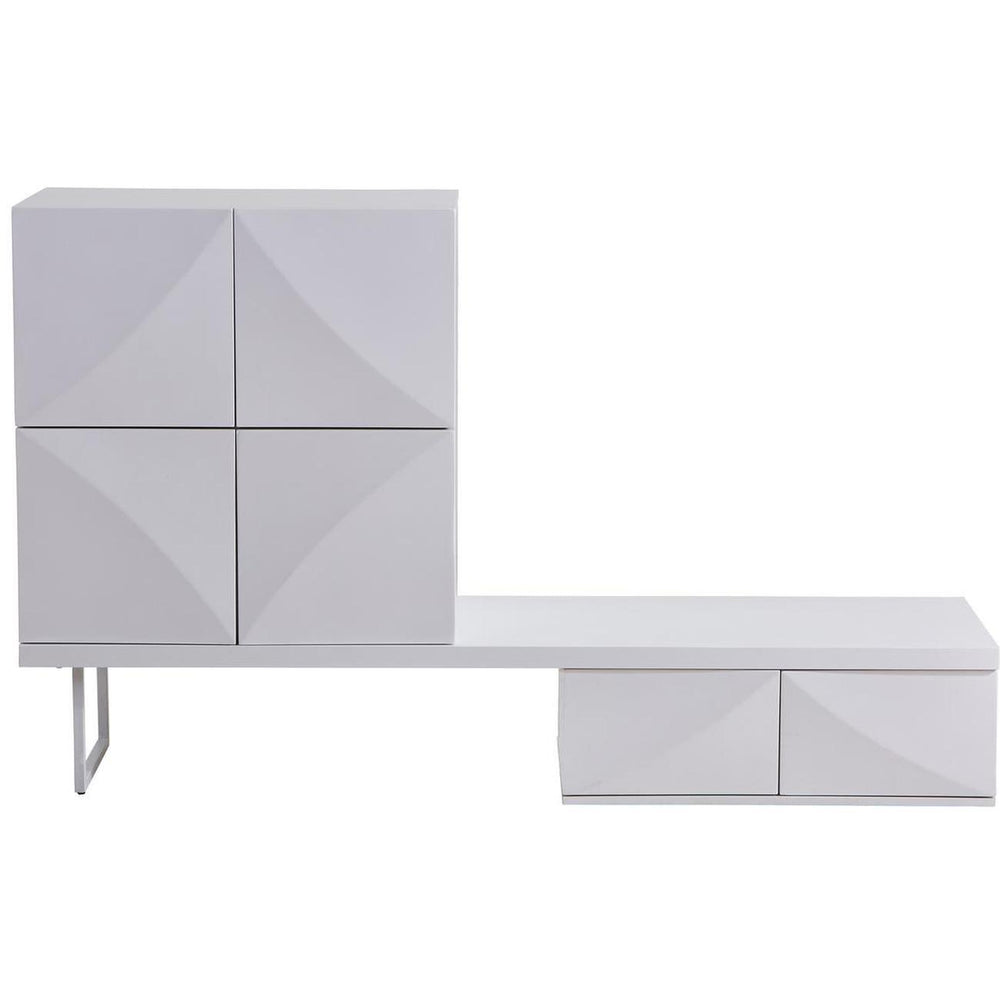 Meuble TV 55116BL - Copa Blanc - Lot de 1