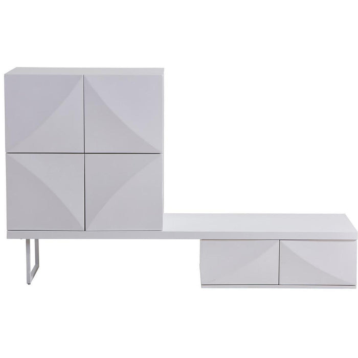 Meuble TV 55116BL - Copa Blanc - Lot de 1