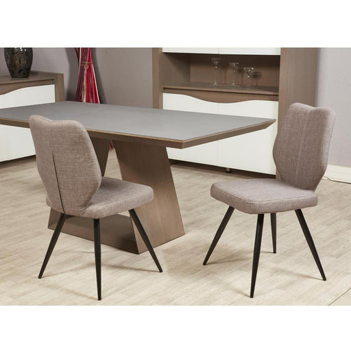 Chaise 52868GR - Gigi Gris - Lot de 2