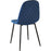 Chaise 39540BU - Hoverton Bleu - Lot de 4