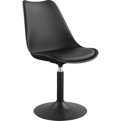 Chaise 40410NO - STEEVE Noir - Lot de 2