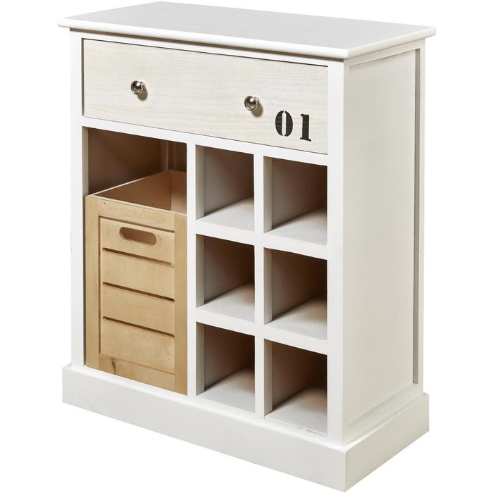 Meuble de rangement 64705BL - Higgs Blanc - Lot de 1