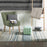 Pouf 13836TU - Tina Bleu - Lot de 1