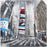 Tableau 42432 - TABLEAU BATIMENT NEW YORK 100X100X3.5 Gris - Lot de 4