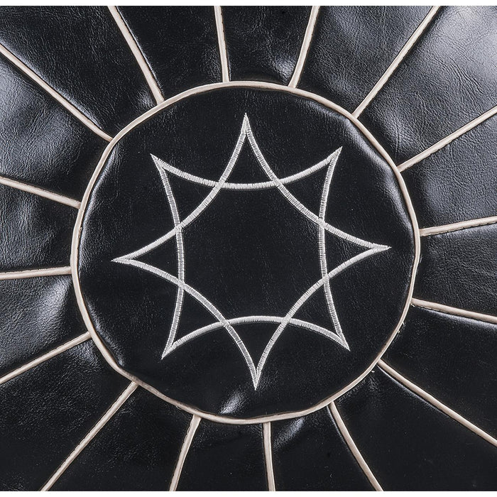 Pouf 13838NO - Fesa Noir - Lot de 1