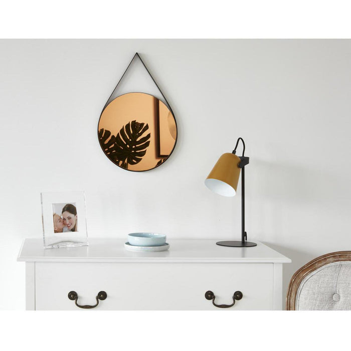 Deco miroir 67189NO - Torn Noir - Lot de 1